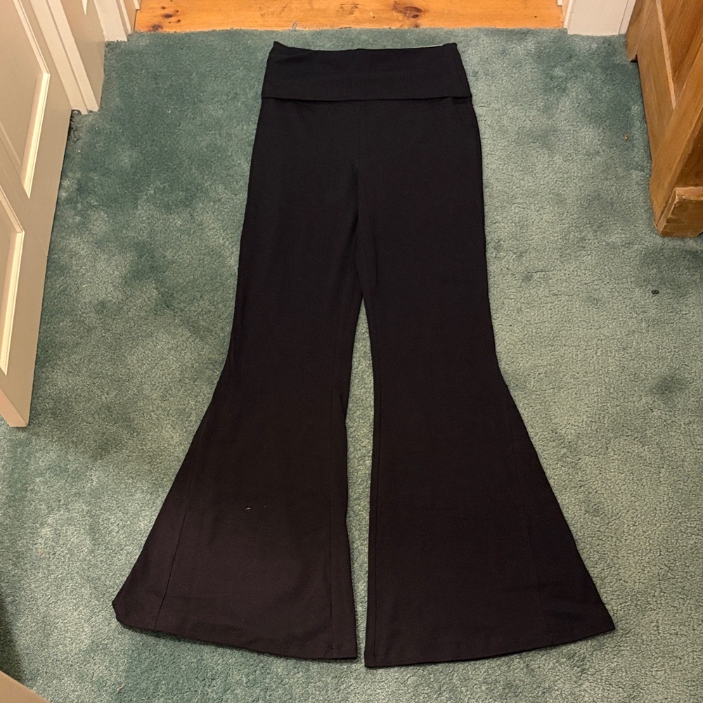 Aerie Black Flare Pants